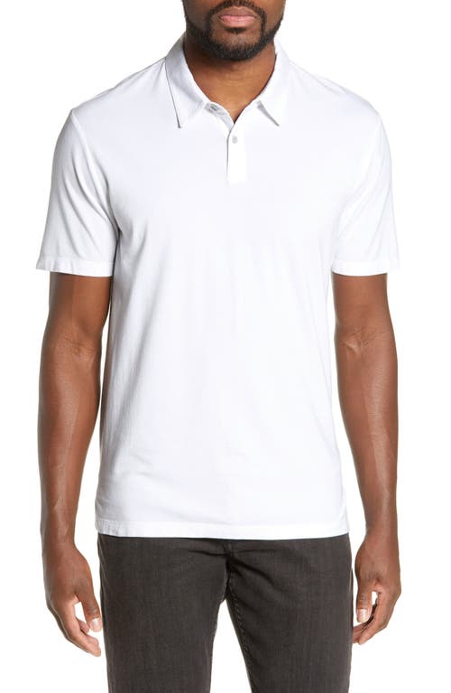 PAIGE Burke Slim Fit Polo in Fresh White