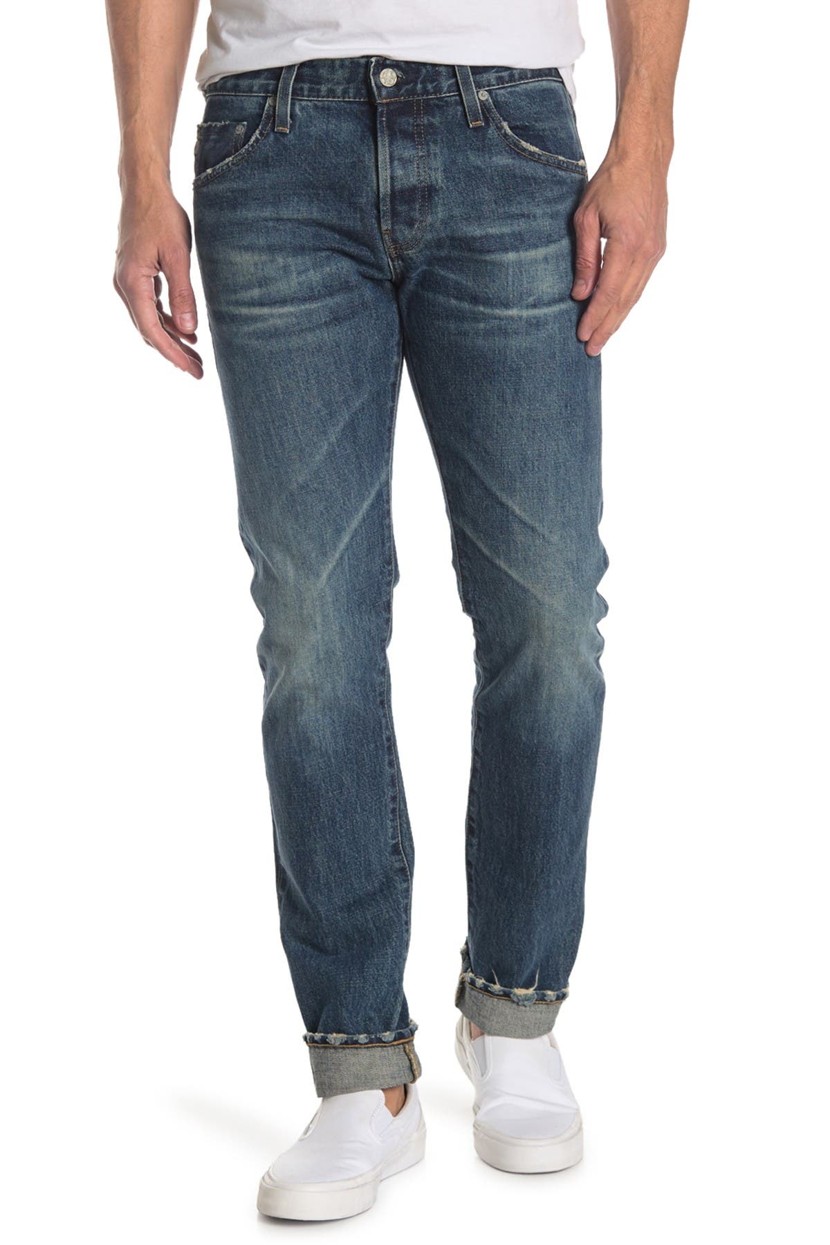 Ag Tellis Straight Leg Jeans In Navy7