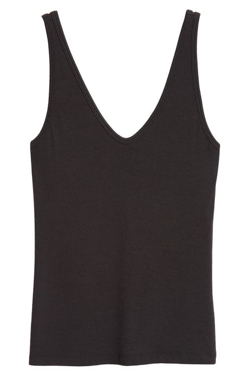 Atm Anthony Thomas Melillo V-neck Tank In Black