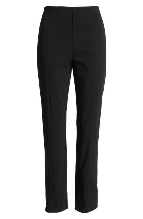 Shop Nic + Zoe Nic+zoe Wonderstretch Slim Fit Ankle Pants In Black Onyx