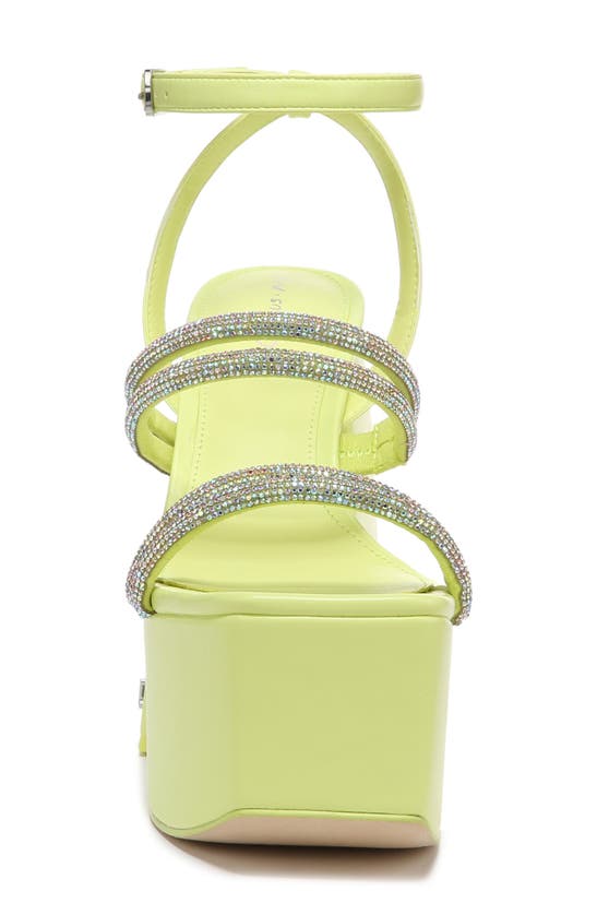 Shop Circus By Sam Edelman Circus Ny By Sam Edelman Mila Jewel Ankle Strap Platform Sandal In Sunny Lime