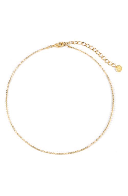 Brook and York Mae Bead Chain Choker in Gold at Nordstrom