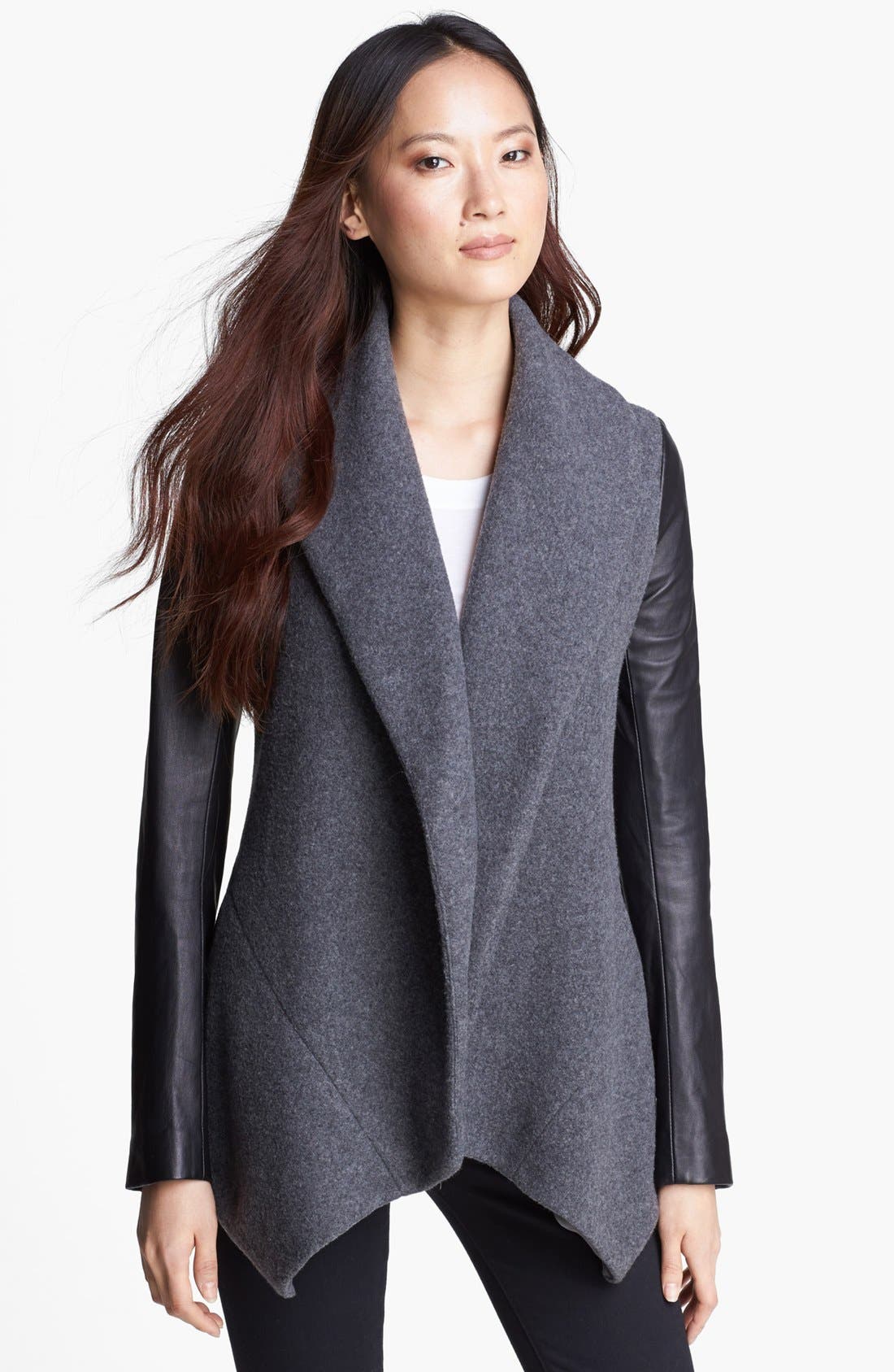Theory 'Laura' Mixed Media Jacket Nordstrom