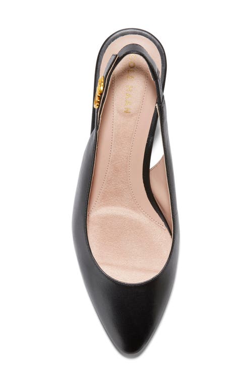 Cole Haan The Go-to Slingback Pump In Black Ltr