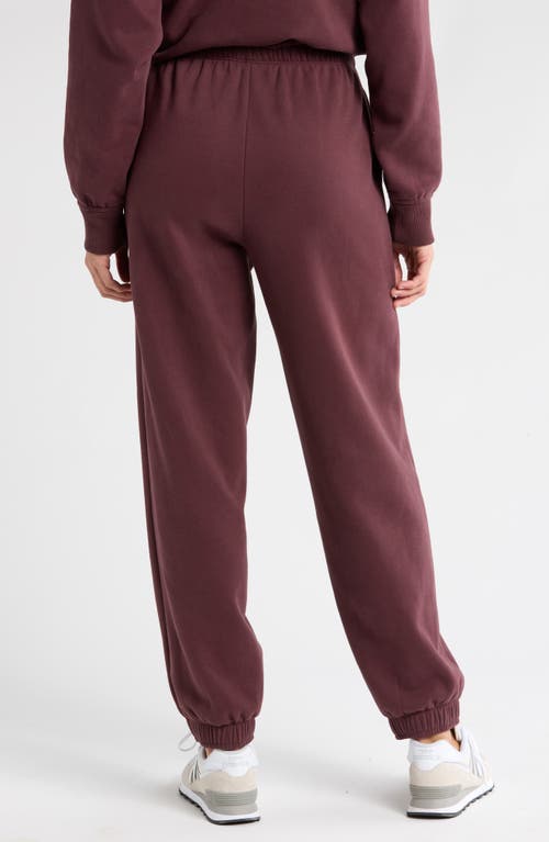 Shop Zella Ultracozy Joggers In Burgundy Fudge