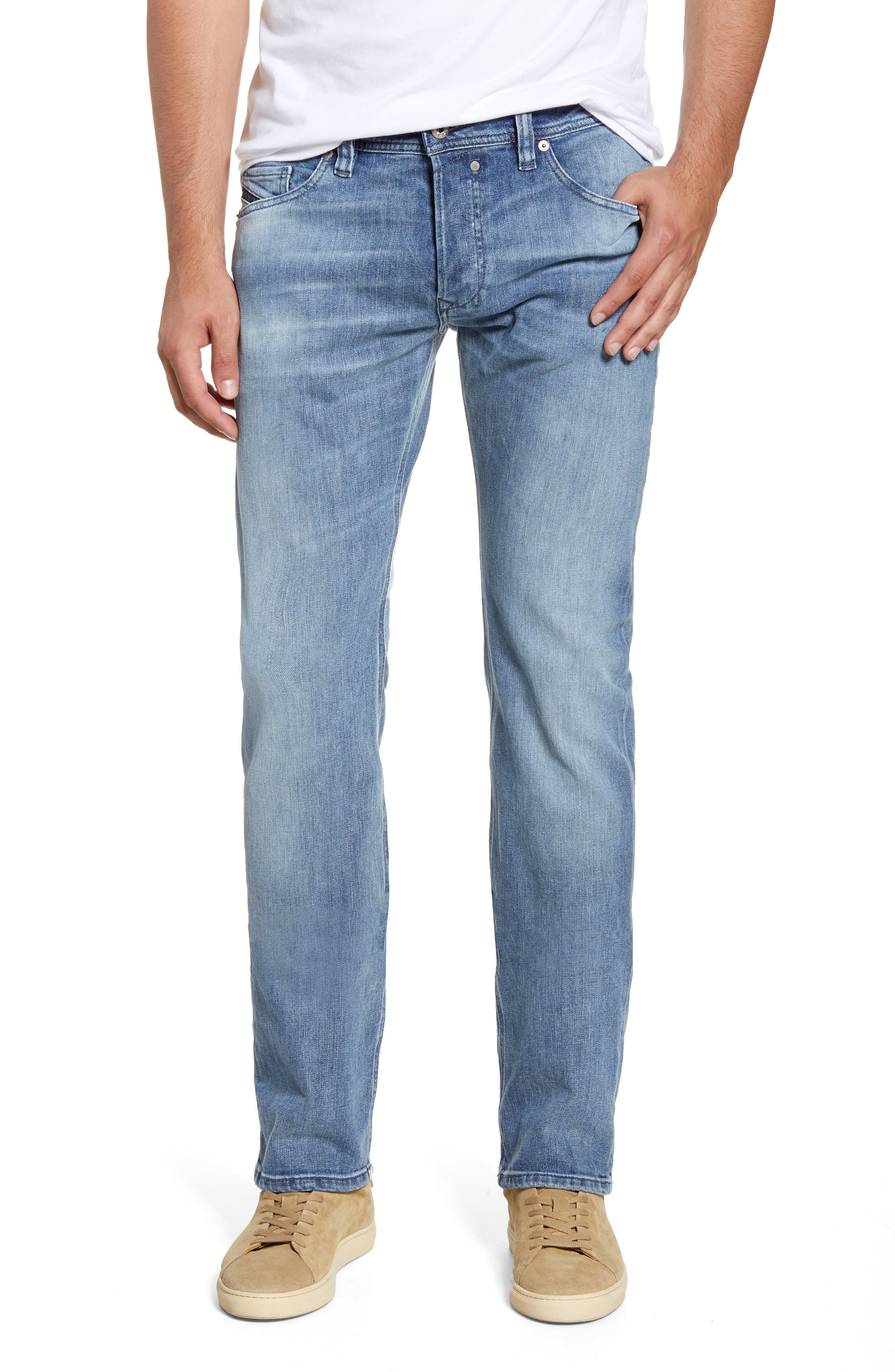 jeans diesel safado regular slim straight