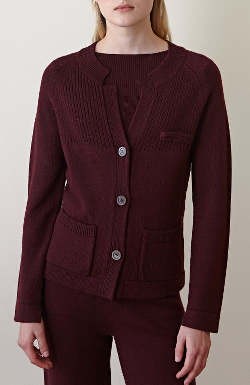 Oyun Shrunken Jacket In Merlot