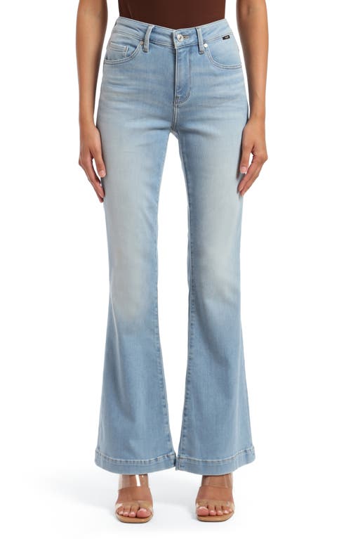 Sydney Flare Jeans in Bleach Feather Blue