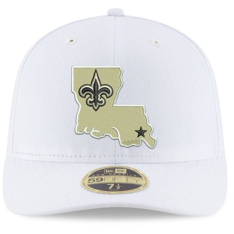 Men's New Era Gold New Orleans Saints Omaha Low Profile 59FIFTY