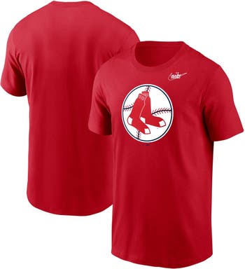 Nike Men's Nike Red Boston Red Sox Cooperstown Collection Logo T-Shirt