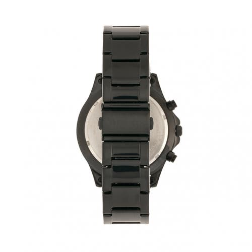 Shop Breed Pegasus Bracelet Watch W/day/date In Black