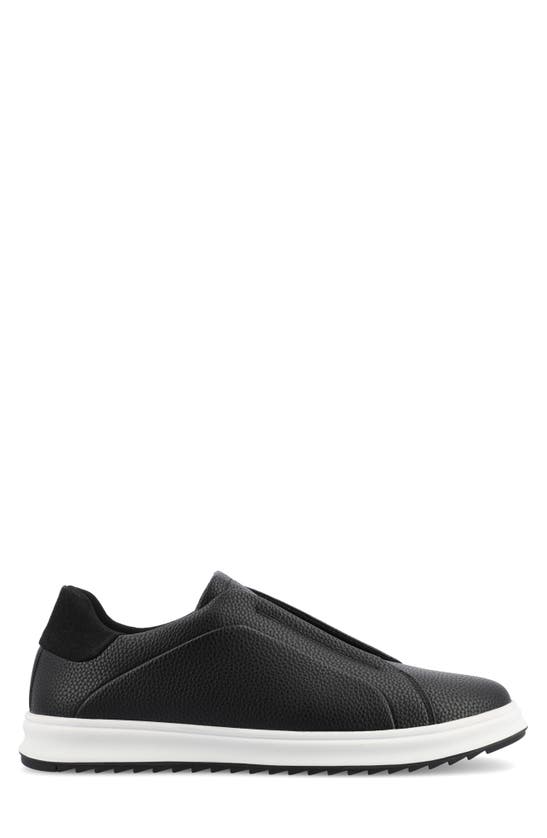 Vance Co. Matteo Tru Comfort Low Top Sneaker In Black