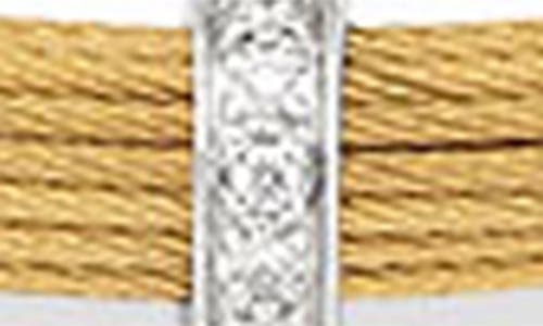 Shop Alor ® 18k White Gold & Diamond Yellow Cable Necklace