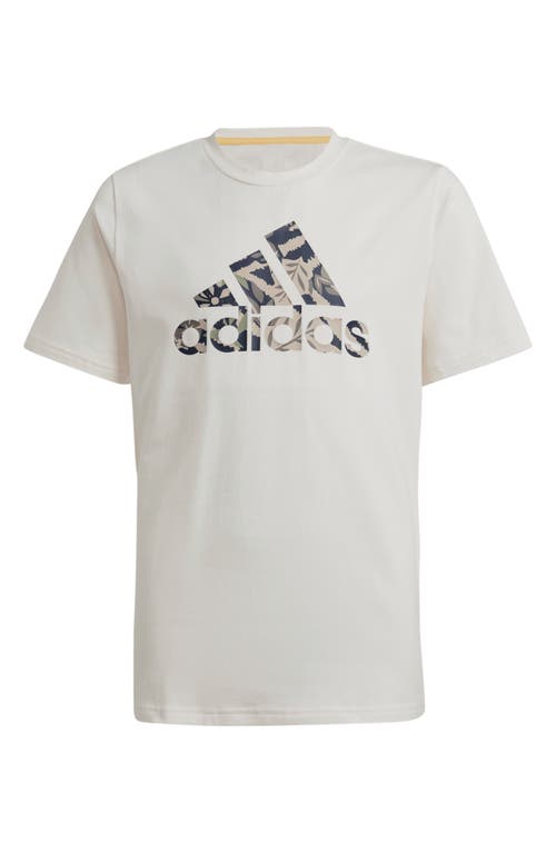 adidas x Disney Kids' 'The Lion King' Graphic T-Shirt White/Brown/Spark at