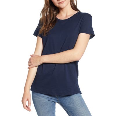Amour Vert Leif Slub Tee, Blue
