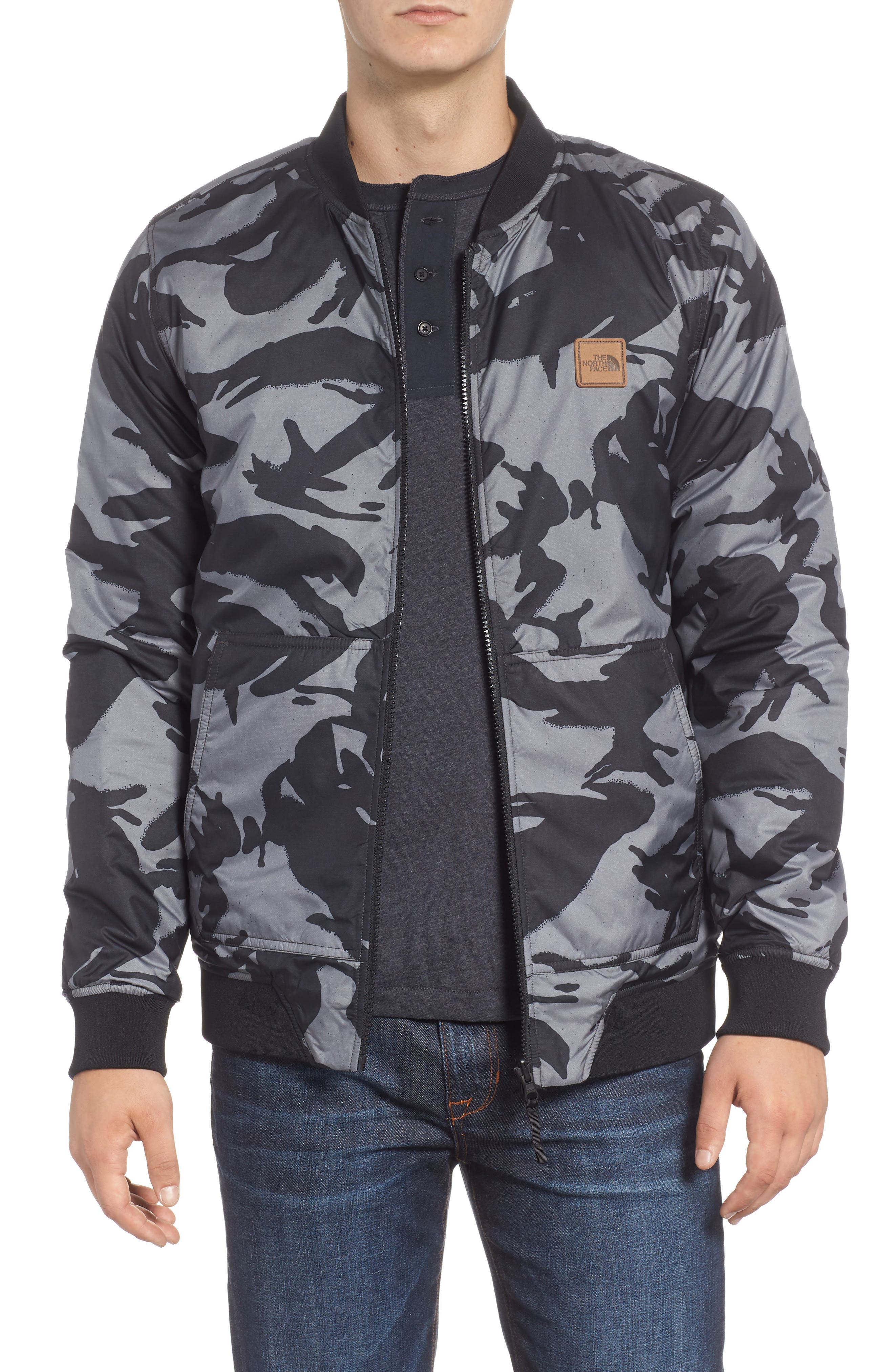 north face jester jacket camo