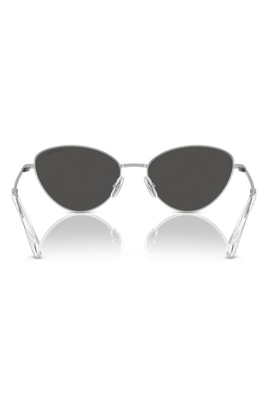 Swarovski 58mm Cat Eye Sunglasses In Dark Grey