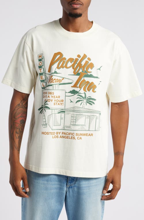 Shop Pacsun Inn Cotton Graphic T-shirt In Cream