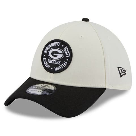 Men's New Era Heathered Gray/Green Green Bay Packers 2022 Sideline 39THIRTY  Historic Flex Hat