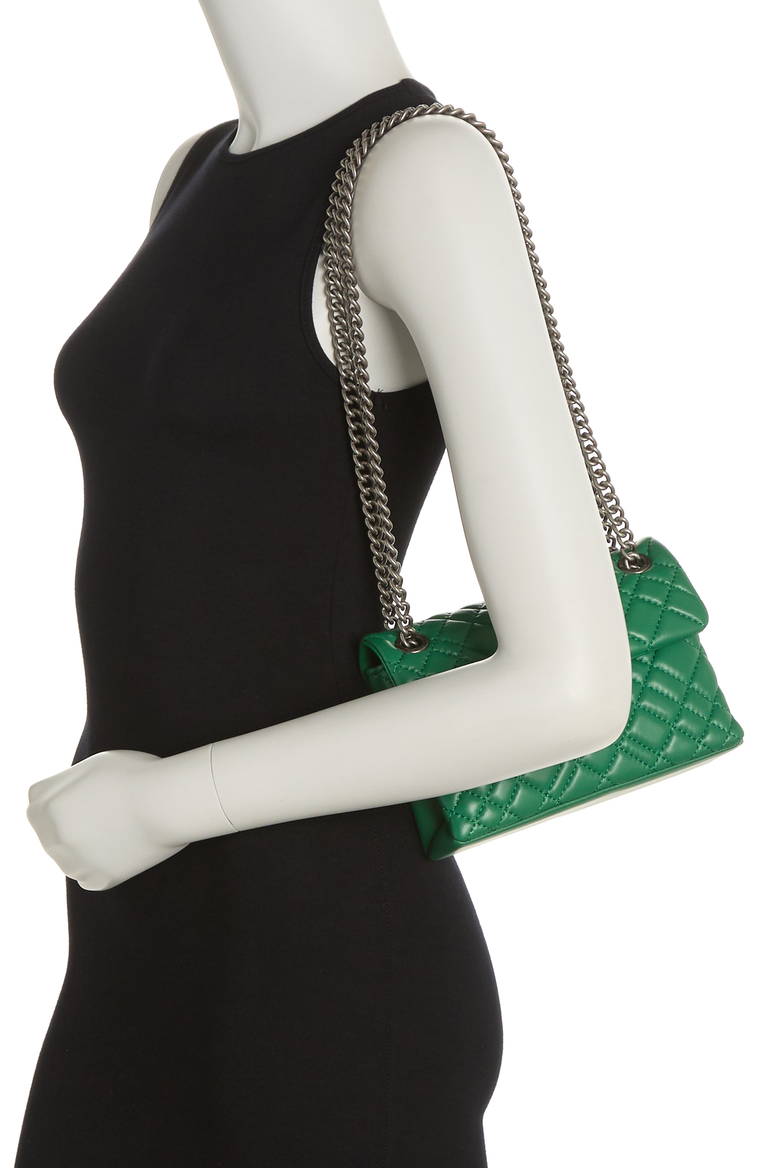 Kurt Geiger London Brixton Quilted Leather Chain Wallet Nordstromrack