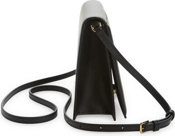 Dolce & Gabbana Calfskin Crossbody Bag with Raised Logo