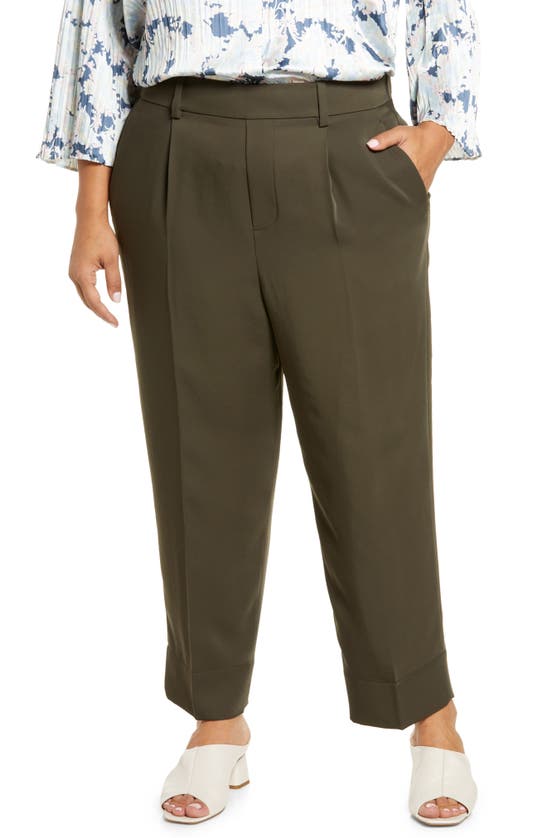 Vince Easy High Waist Pullon Pants In Deep Laurel ModeSens