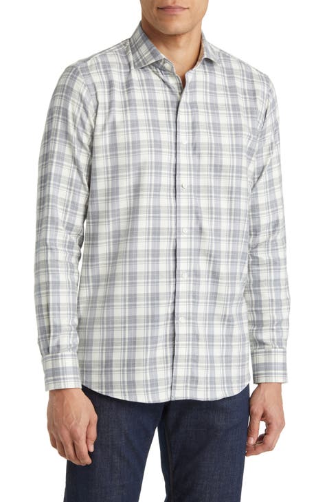 Crown Crafted Calcolo Plaid Flannel Button-Up Shirt