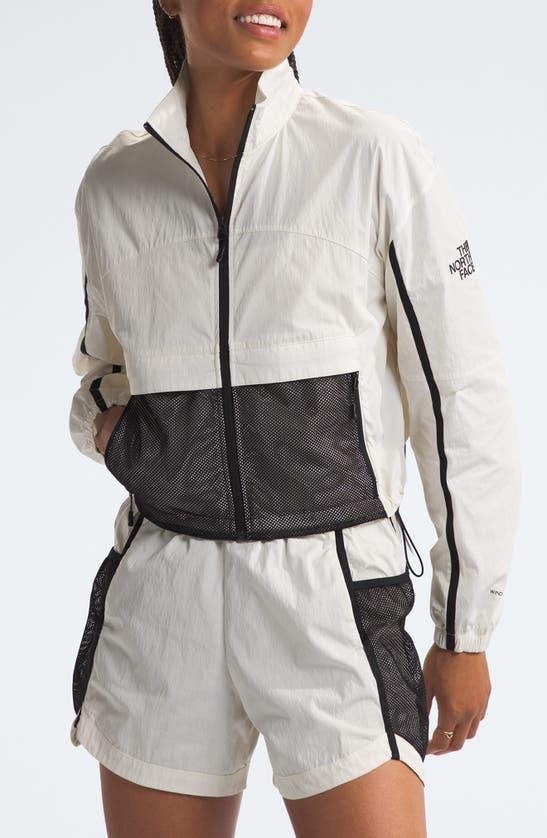 Shop The North Face 2000 Mountain Lite Wind Jacket In White Dune