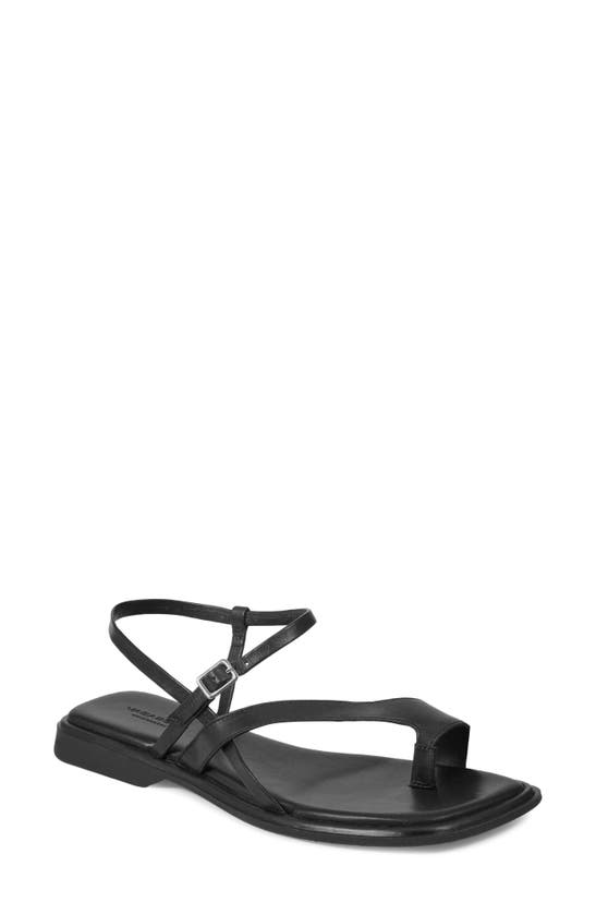 Shop Vagabond Shoemakers Izzy Square Toe Sandal In Black