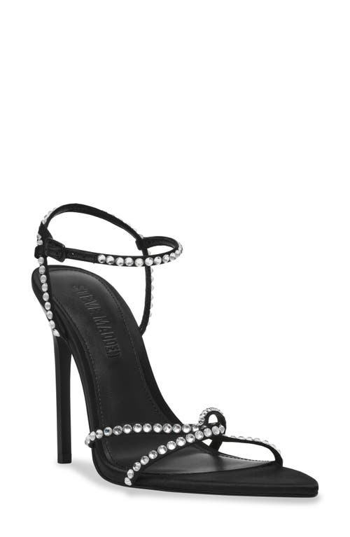 Shop Steve Madden Stellina Ankle Strap Sandal In Black