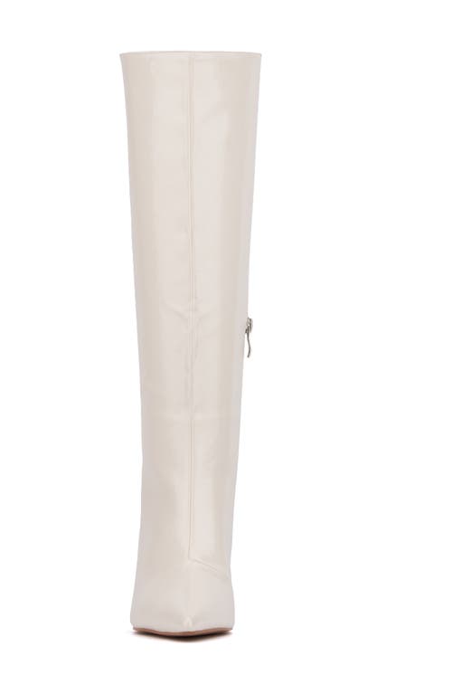 Olivia Miller Mars Knee High Boot In Bone