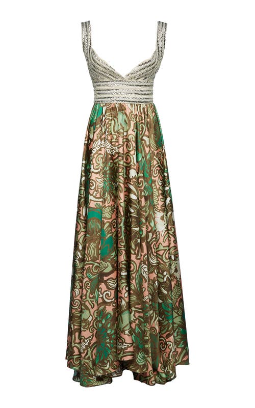 La Doublej Vavavoom Dress In Anemone Pink Olive