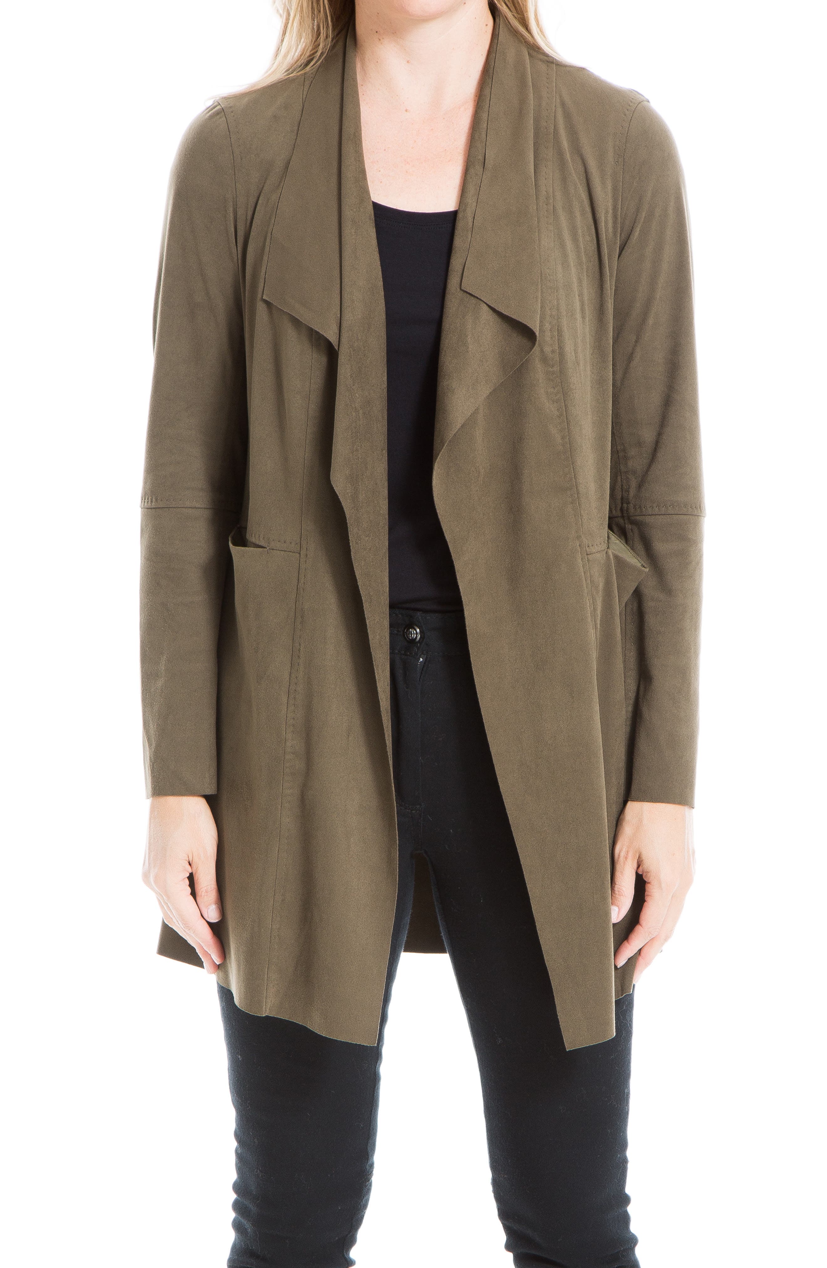max studio sweater coat