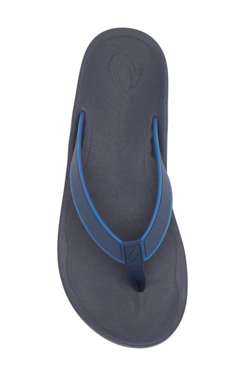 Shop Olukai Kōko'o Waterproof Flip Flop In Moonlit Ocean/moonlit Ocean