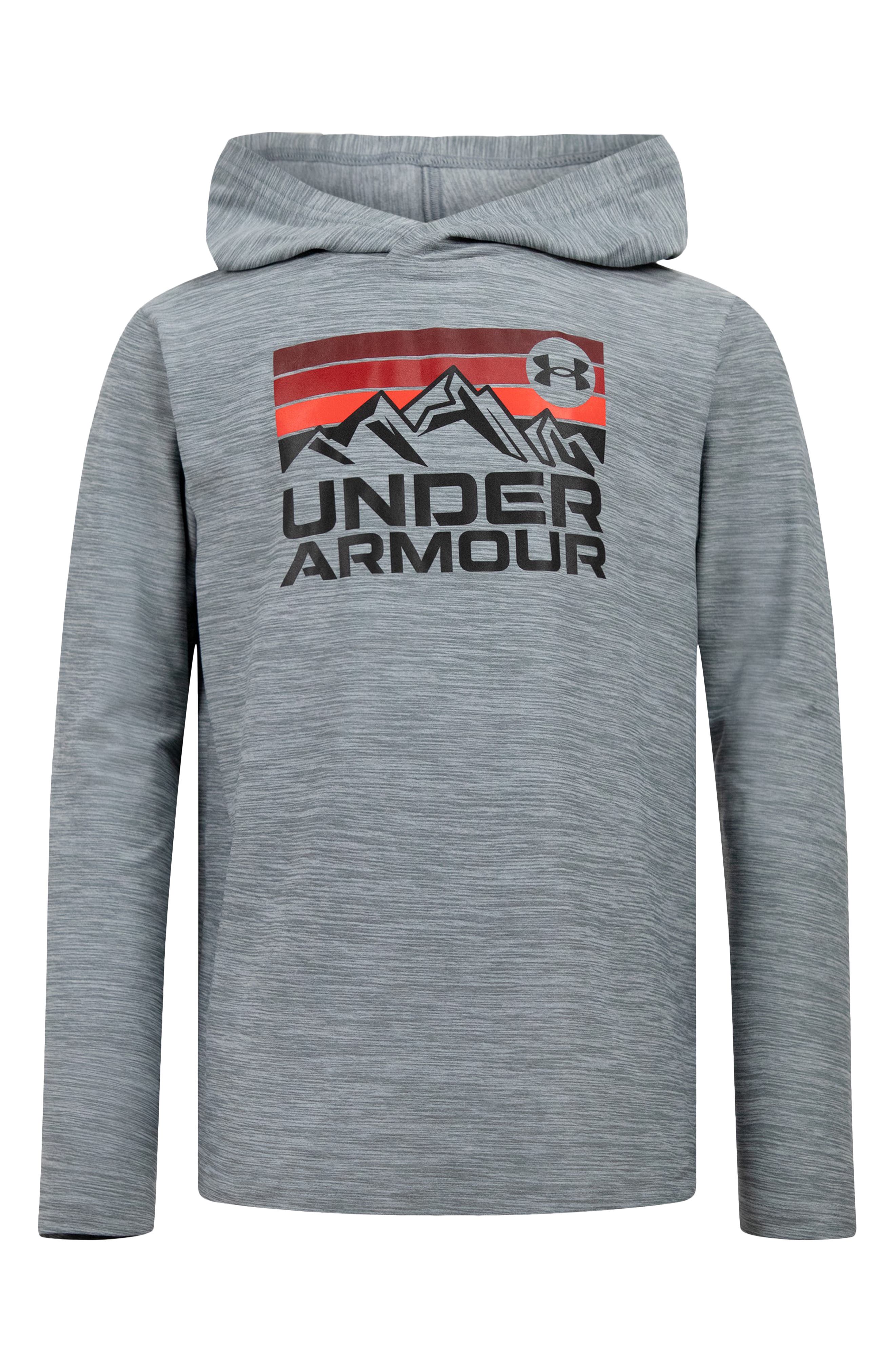 XLrg 18-20 New Girls Under Armour Cozy Hooded Jacket Sm 7-8 Full-Zip; Gray 