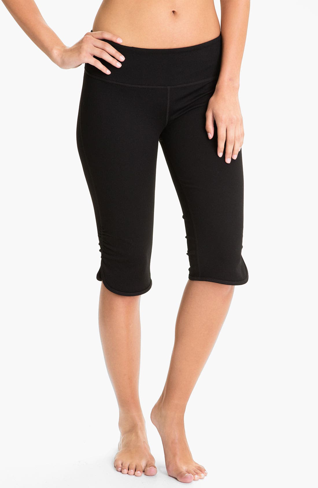 Zella 'Live In' Reversible Knee Shorts Nordstrom