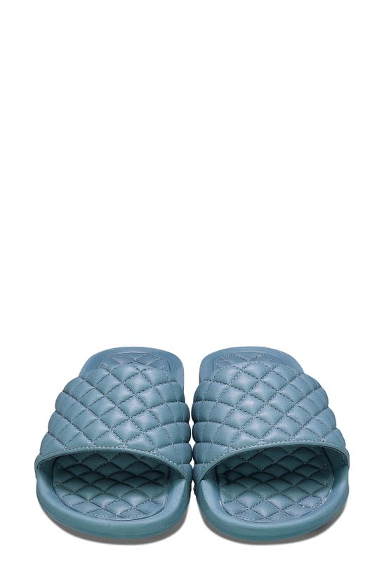 Apl Athletic Propulsion Labs Lusso Quilted Slide Sandal In Moonstone
