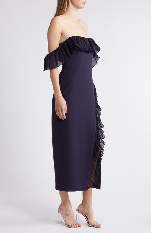 LIKELY LIKELY ALDAVE OFF THE SHOULDER SHEATH DRESS 