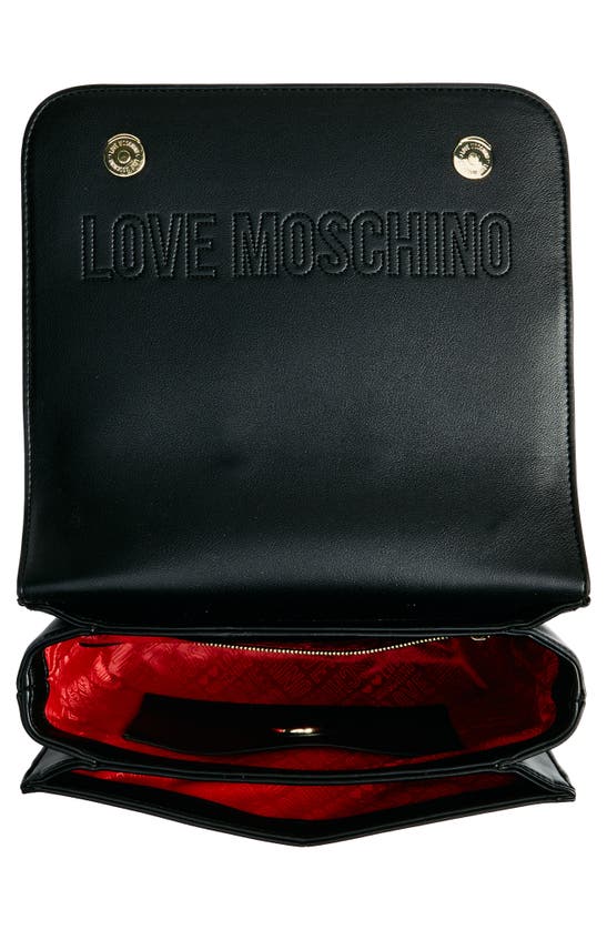 Love Moschino Borsa Shoulder Bag In Black
