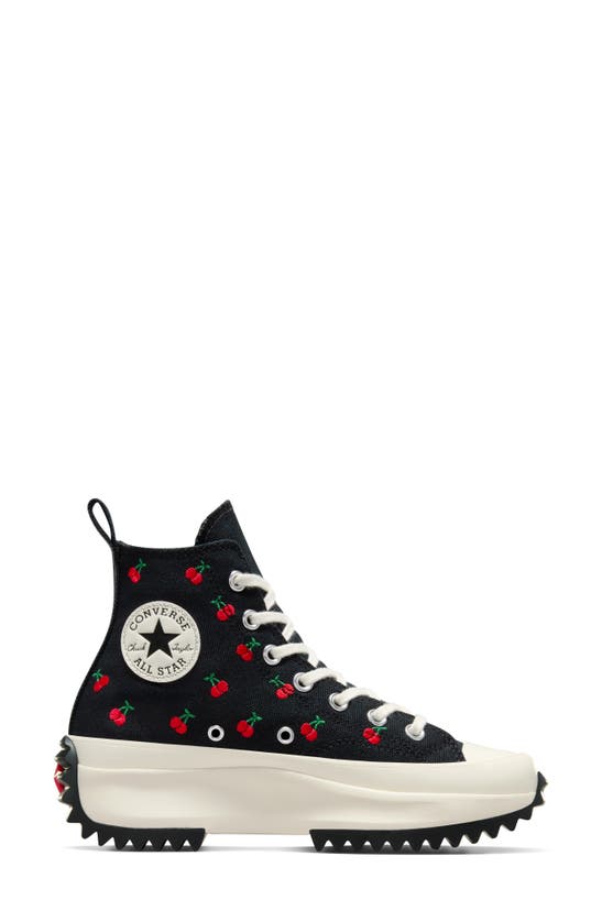 Shop Converse Chuck Taylor® All Star® Run Star Hike High Top Platform Sneaker In Black/ Egret/ Red