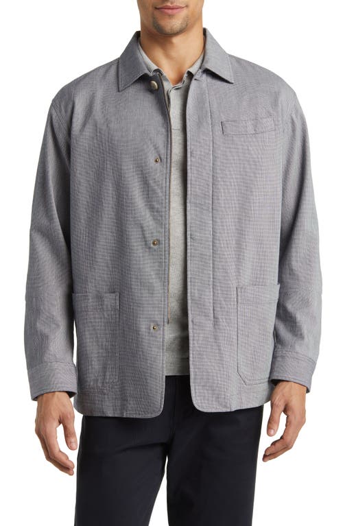 Rodd & Gunn Claverly Cotton Blend Shirt Jacket Indigo at Nordstrom,