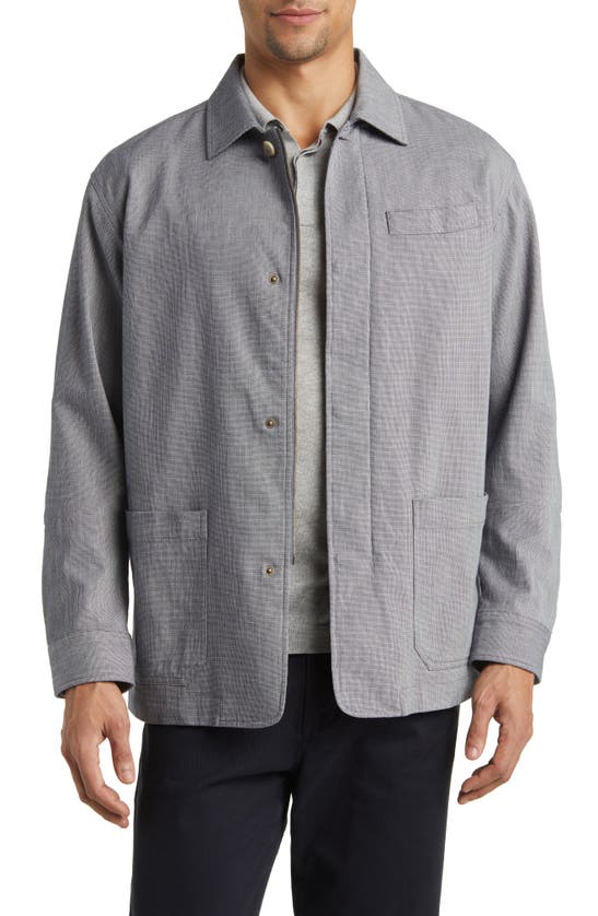 Rodd & Gunn Claverly Cotton Blend Shirt Jacket In Indigo