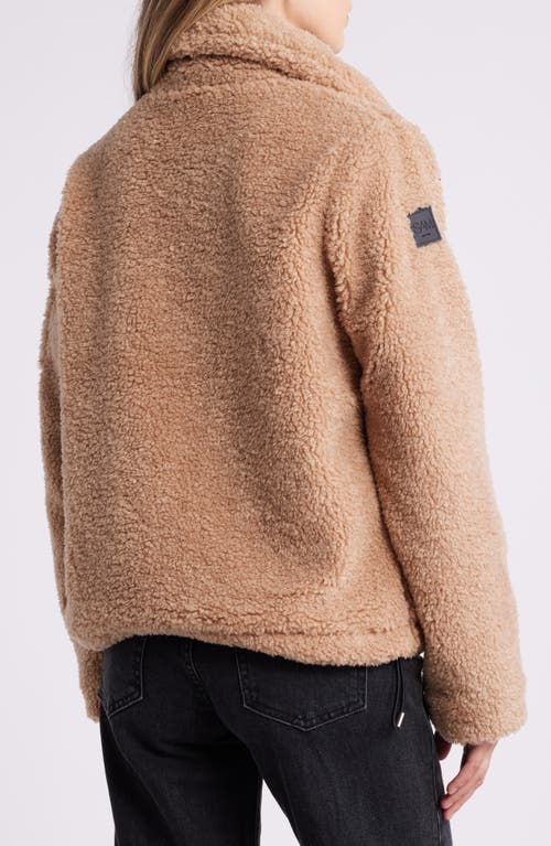 Sam . Denver Faux Shearling Jacket In Camel