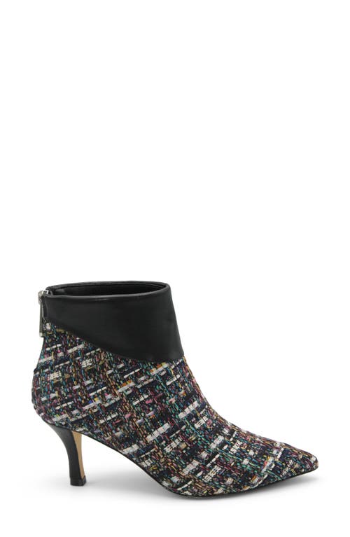 Charles By Charles David Alice Pointed Toe Bootie In Black Multi-tw
