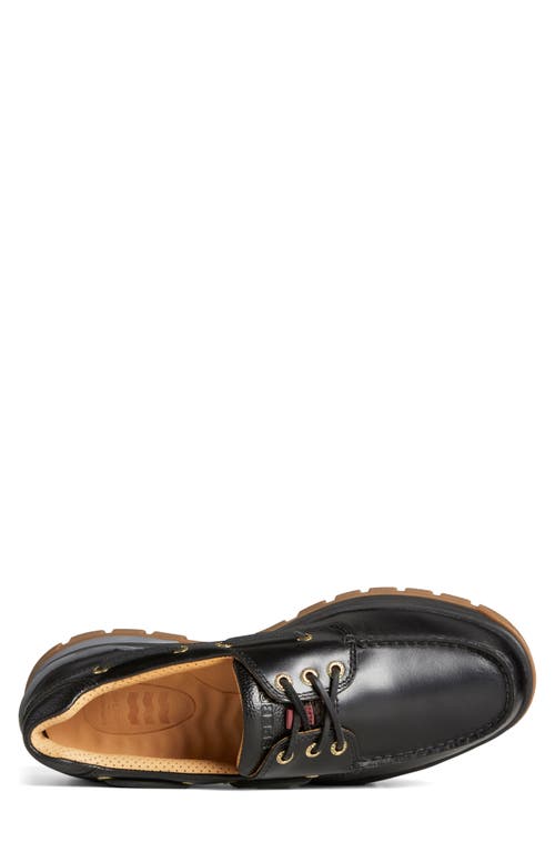 Shop Sperry Gold Billfish Boat Shoe In Black