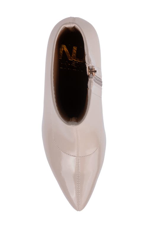 Ninety Union Greece Pointed Toe Bootie In Beige