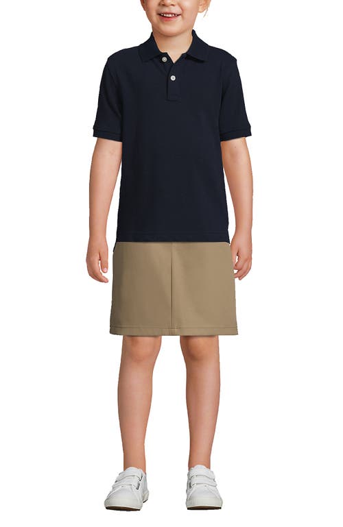 Shop Lands' End School Uniform Kids Short Sleeve Mesh Polo Shirt In Classic Navy