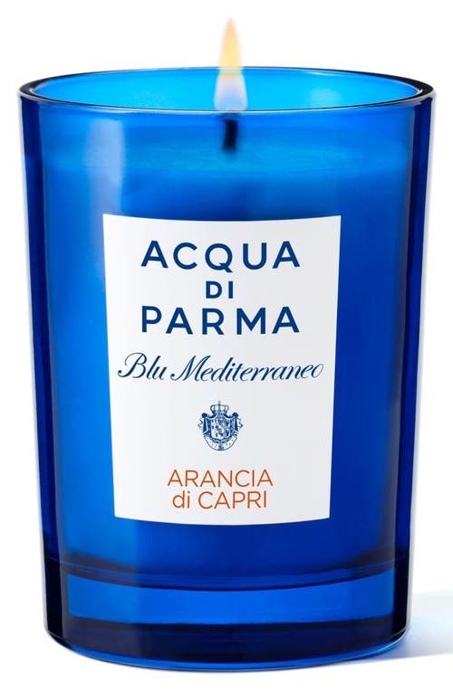 Acqua Di Parma Blu Mediterrano Arancia Di Capri Scented Candle In Blue