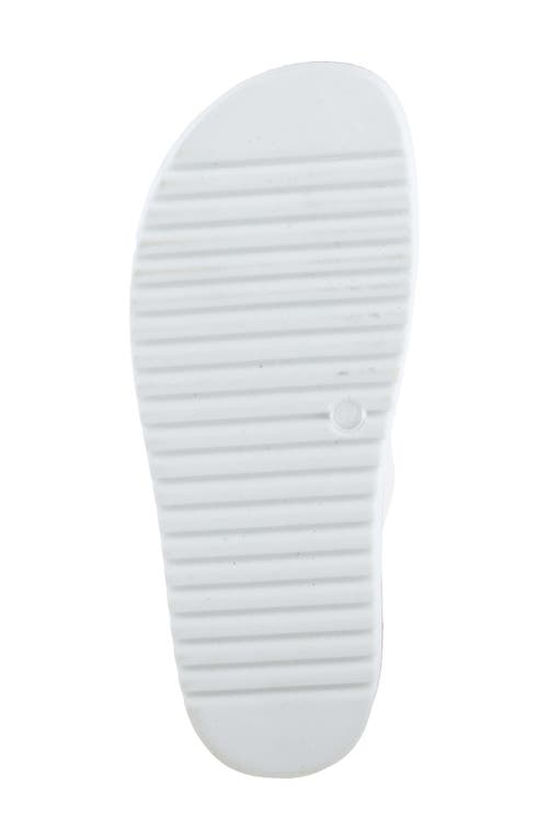 Flexus By Spring Step Bayside Wedge Slide Sandal In White