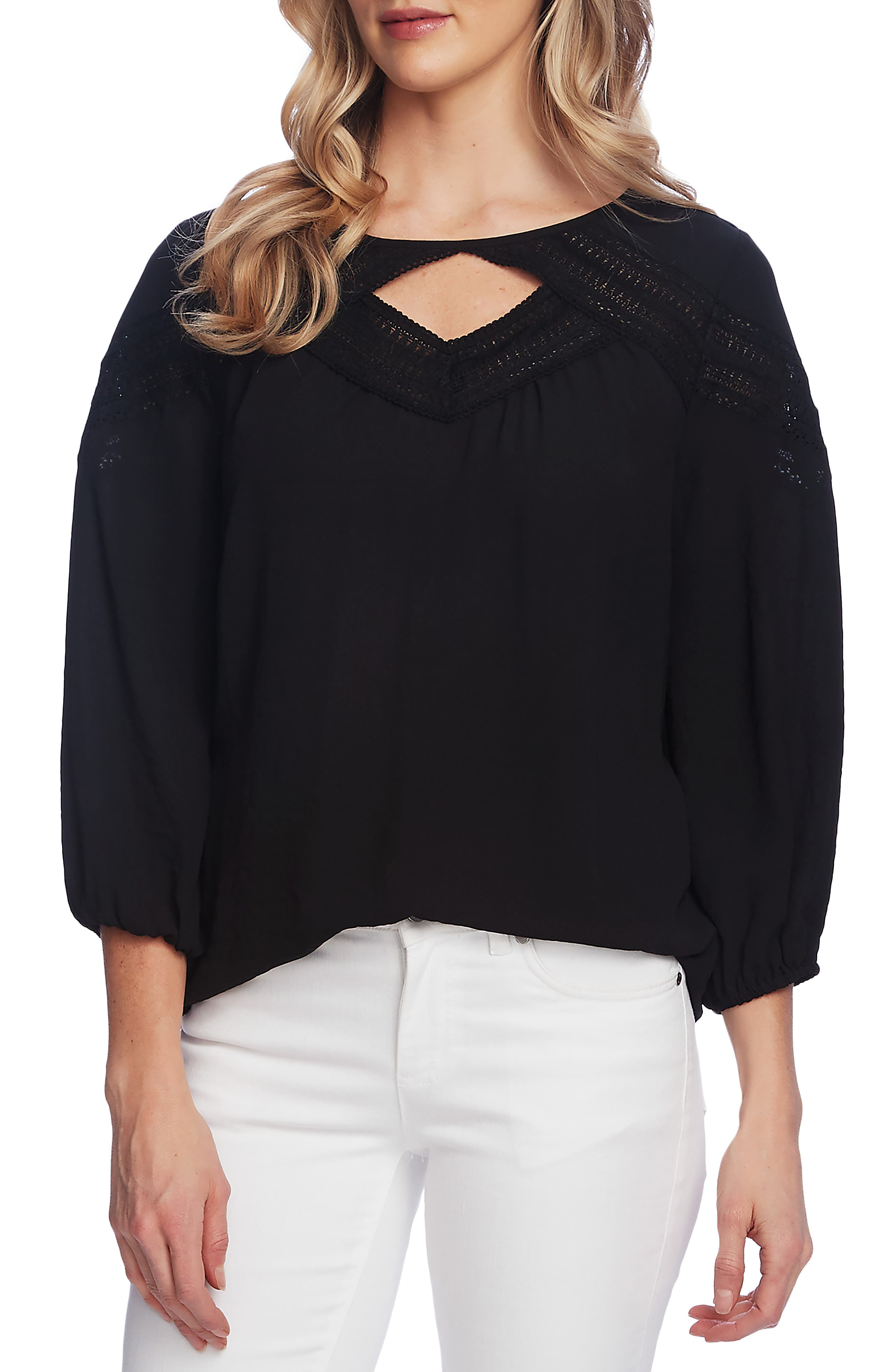 vince camuto lace top